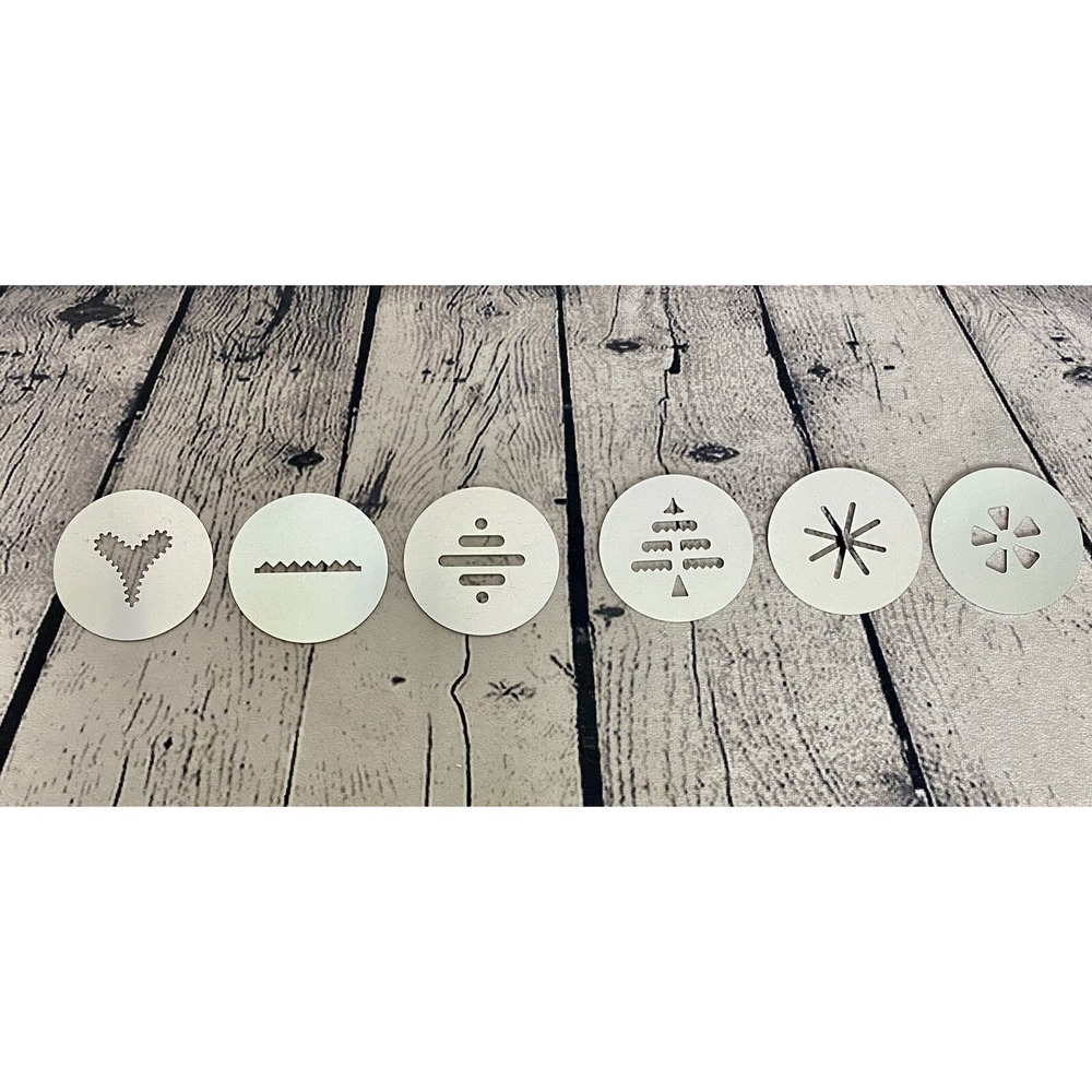 Proctor Silex Super Shooter Plus Cookie Press Replacement (6) Large Discs Dies